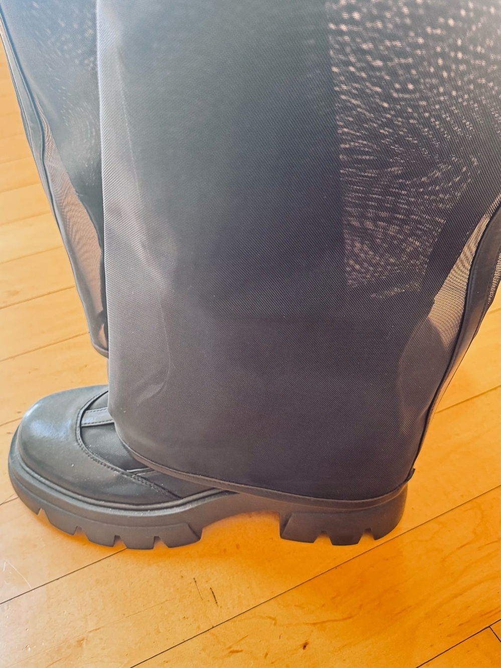 Chunky Black Platform Boot